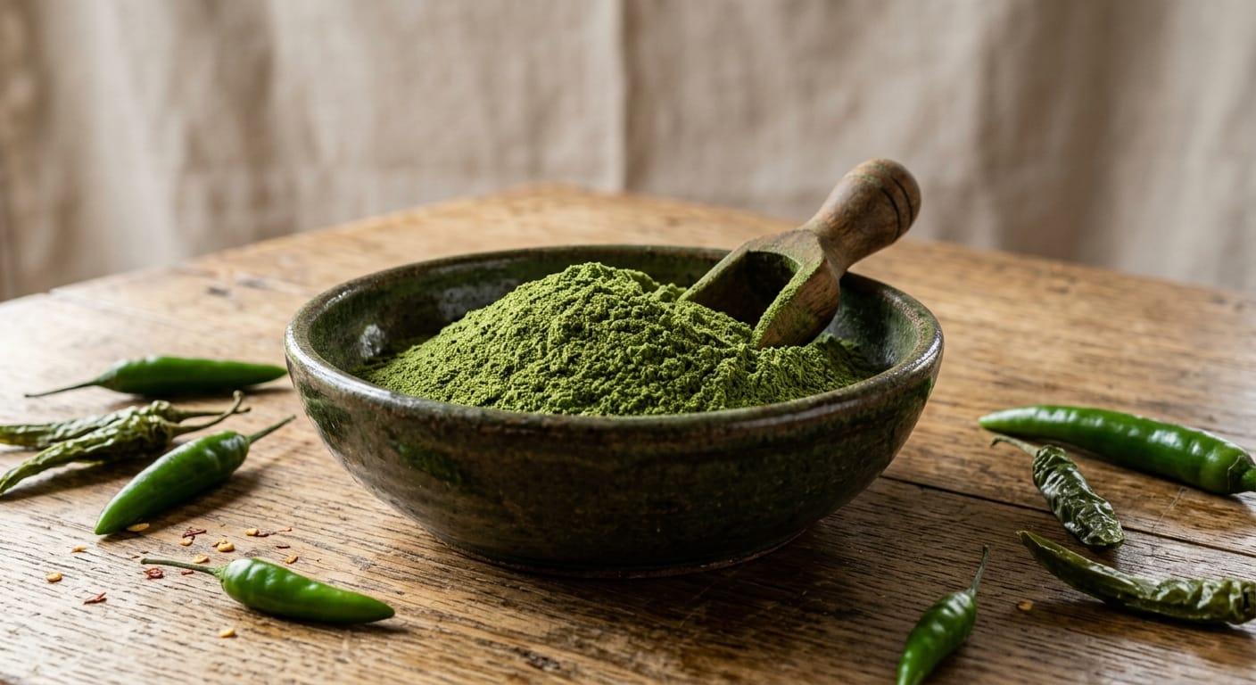 Spray-dried Green chili Powder